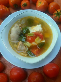 Foto resep Sup Ayam Tahu Tomat