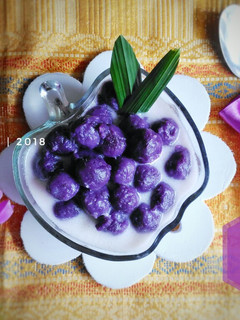 Foto resep Bubur Candil Ubi Ungu /Biji Salak Ubi Ungu #kamismanis