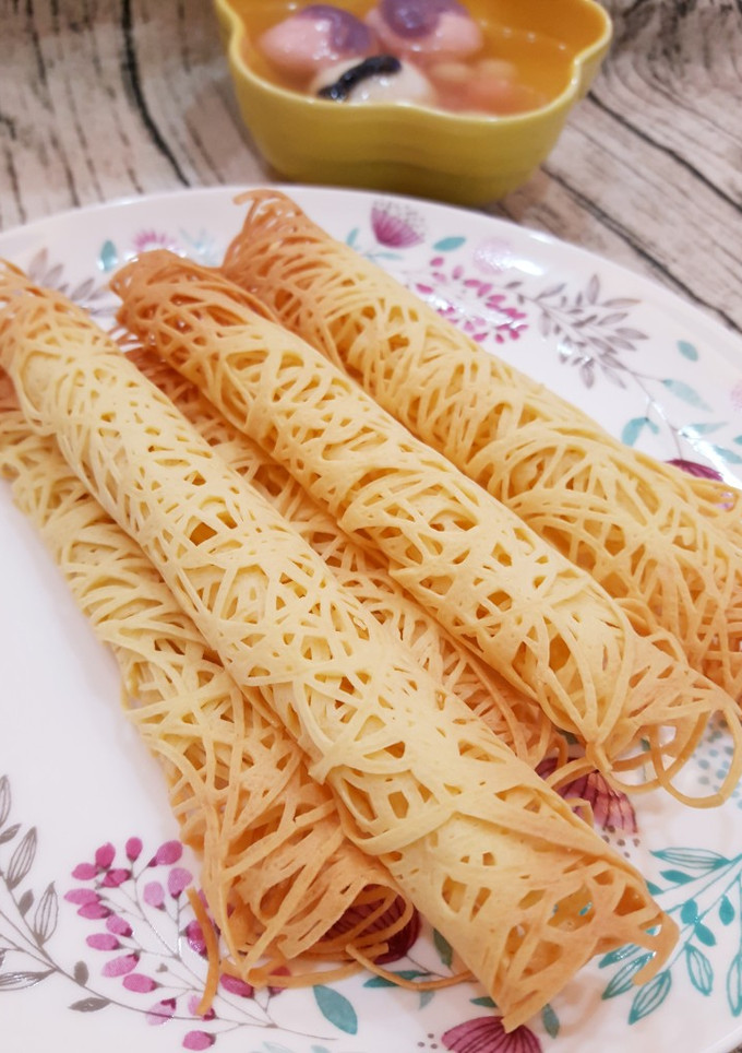 蕾絲蛋捲 的食譜成品照片