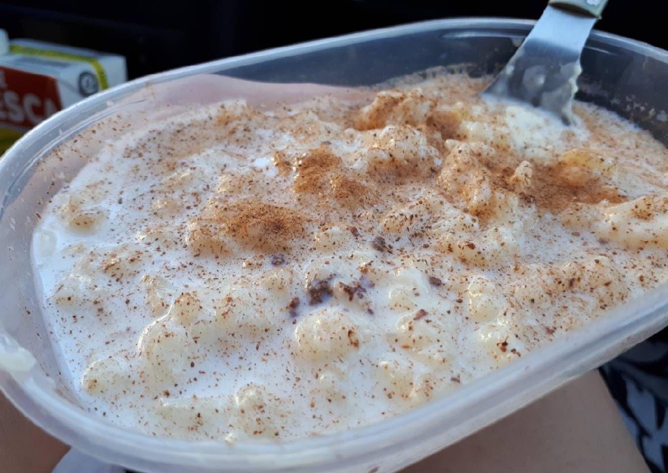 Arroz con leche en panificadora Lidl (silvercrest)