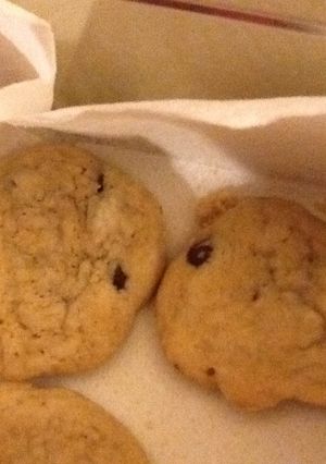 A picture of Chocolate chip cookies.
