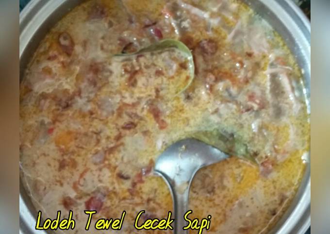 Lodeh Tewel Cecek (a.k.a Nangka Muda Kulit Sapi)