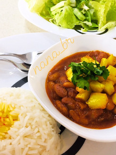 عکسی از دستور خورش لوبیا چیتی