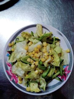 Hình của món Salad trộn sốt mè rang.