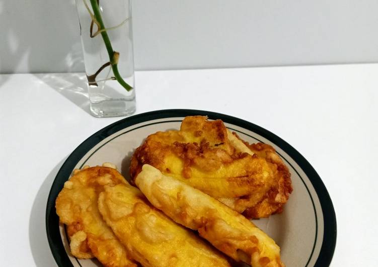 Pisang tanduk goreng