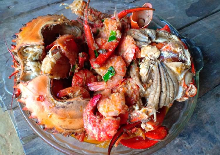 Langkah Mudah untuk Menyiapkan Kepiting Udang Kuah Pedas Anti Gagal