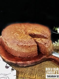 Foto resep Bolu Karamel Lembut 2 Telur Takaran sendok