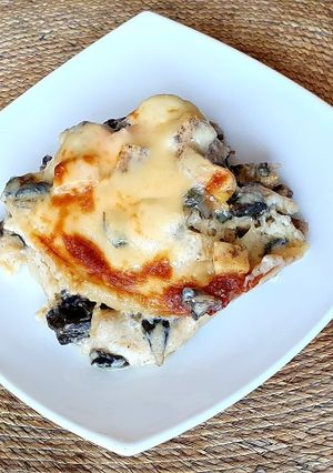 A picture of Aztec Casserole with Huitlacoche by Lily Glez.Caraza.