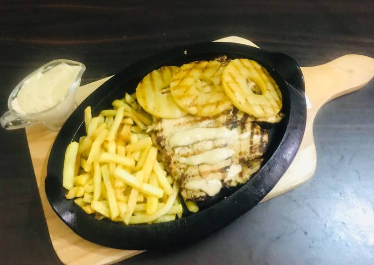 Chicken Hawaiian steak with pineapple π