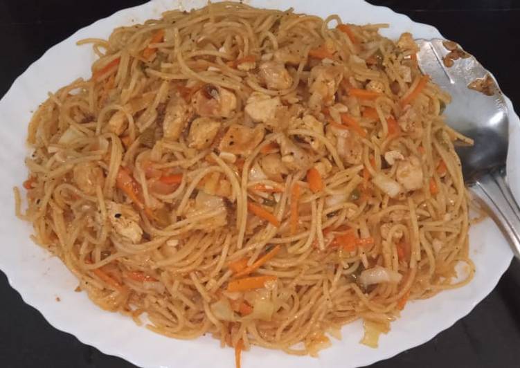 Simple Way to Make Appetizing Chicken spaghetti