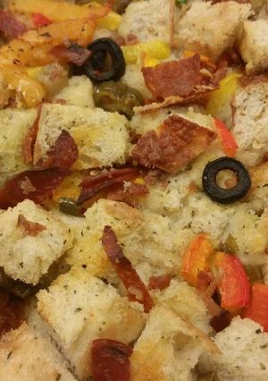 A picture of Loaded Foccacia Stuffing .