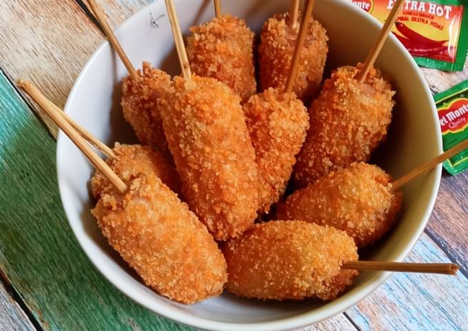 Resep Corndog mini Favorit