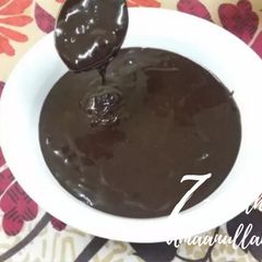A picture of Homemade Cocoa Powder Ganache.