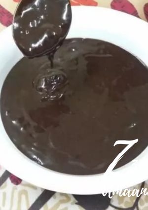 A picture of Homemade Cocoa Powder Ganache.