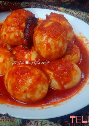 Foto resep Telur habang KW / masak merah, copas ala Banjar Kalimantan