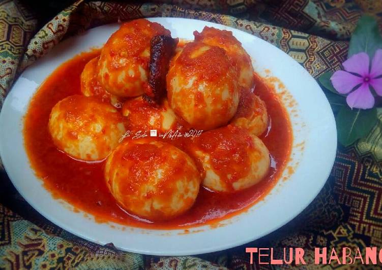 Telur habang KW / masak merah, copas ala Banjar Kalimantan