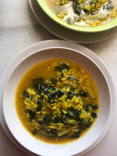 Una foto de Arroz vegetariano con acelgas y poco más