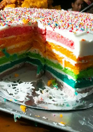 Foto resep Rainbow cake