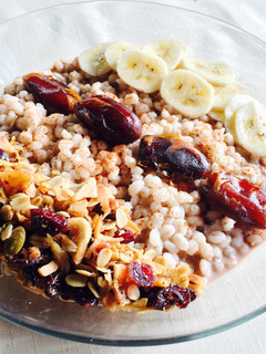 A picture of Pearl Barley Porridge Sugar Free.
