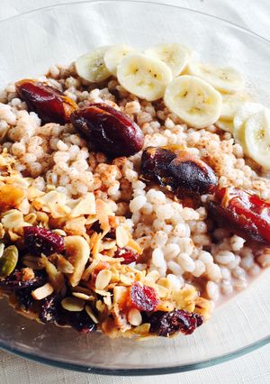 A picture of Pearl Barley Porridge Sugar Free.