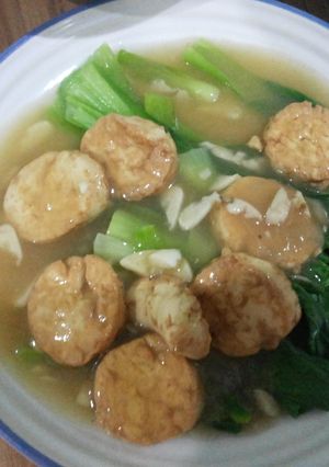 Foto resep Pokcoy siram tofu simple