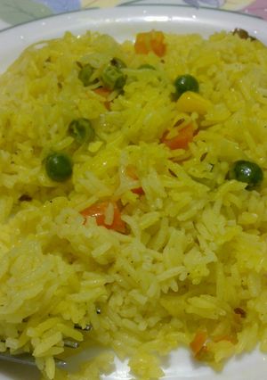 A picture of Tricolor Pulao.