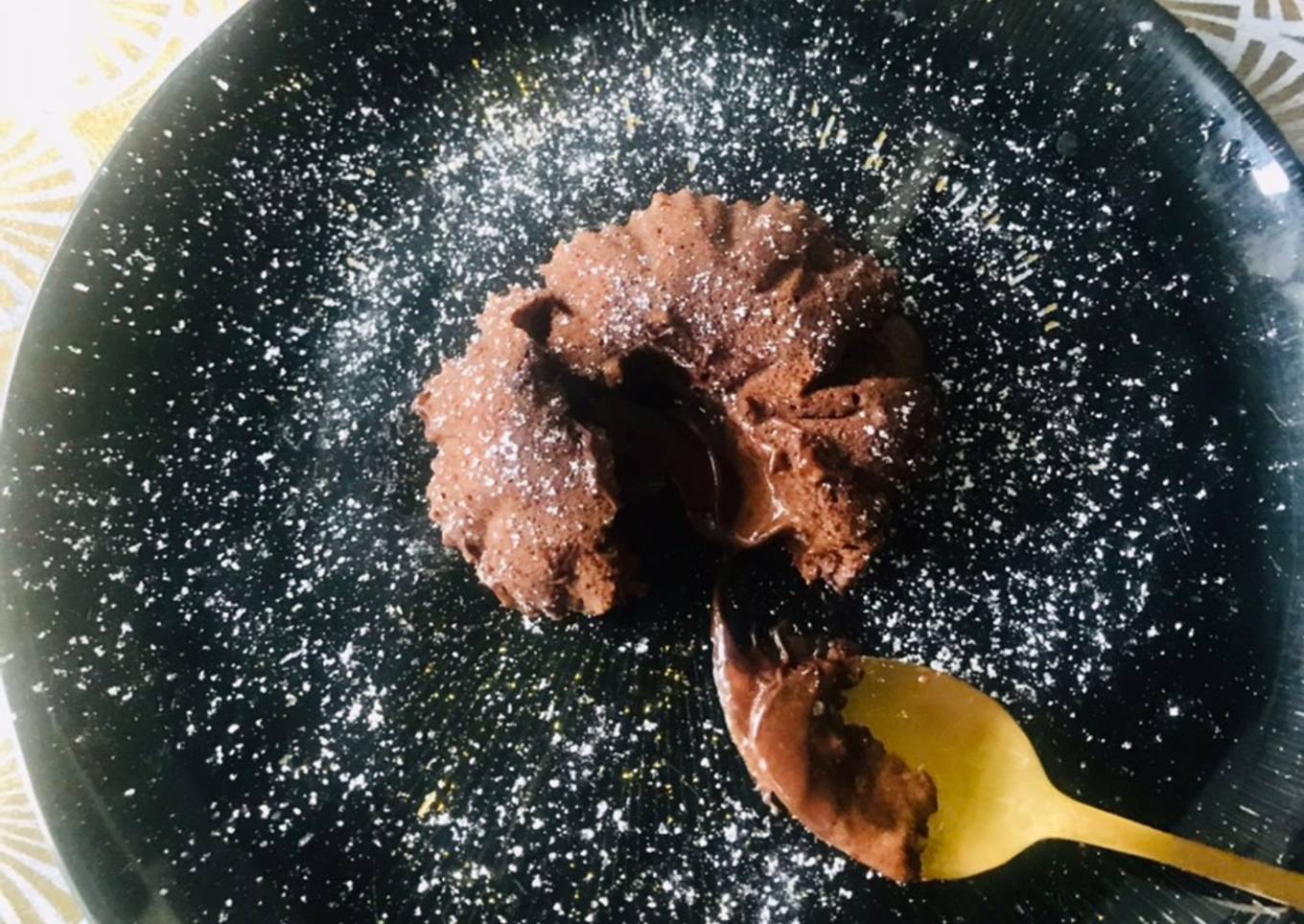 Fondant au chocolat sans beurre