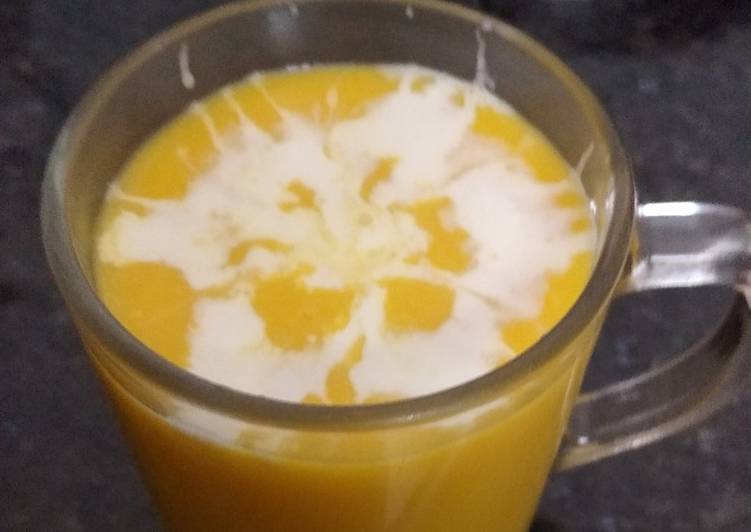 Rich Mango creamy drink