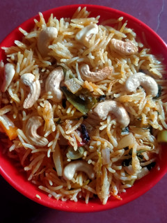 A picture of Vegetable Pulao.