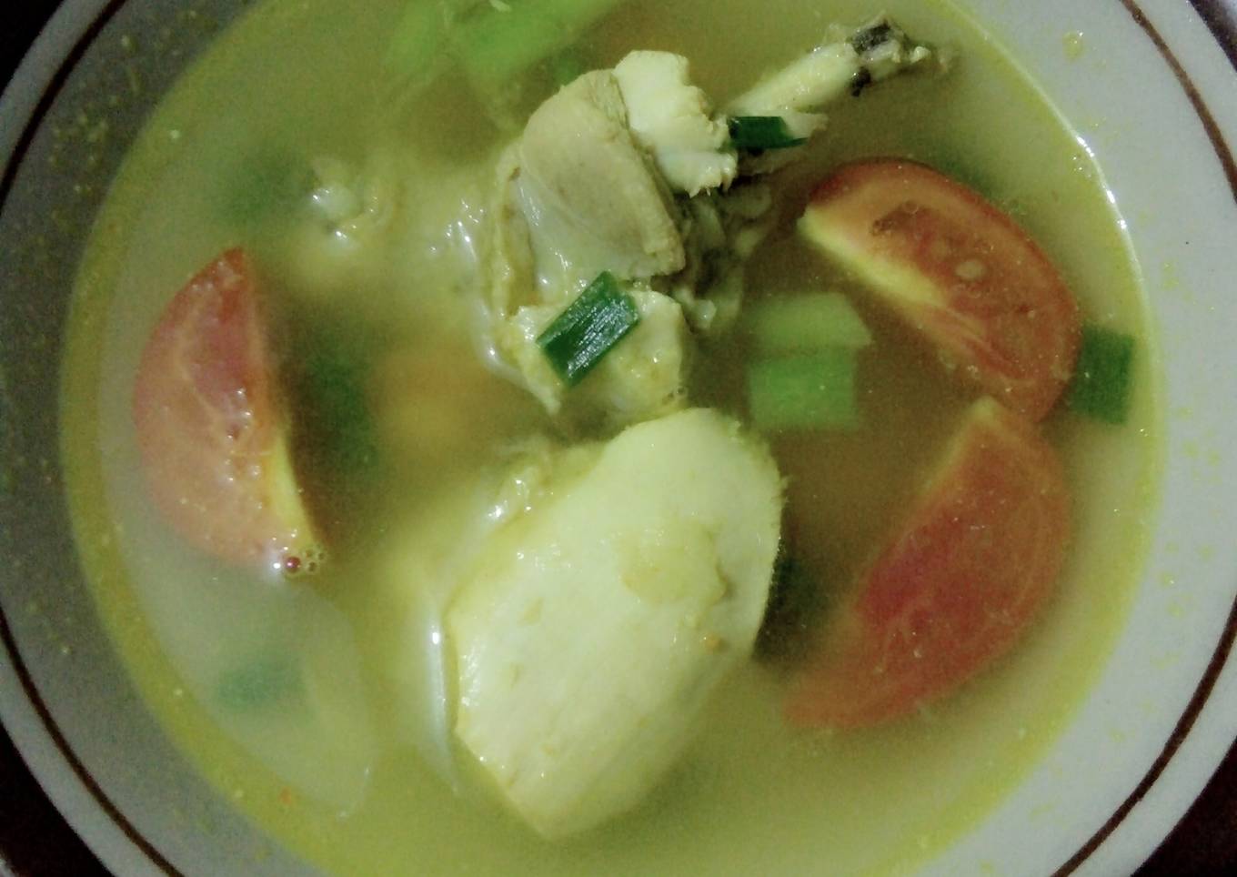 Soto ayam bening