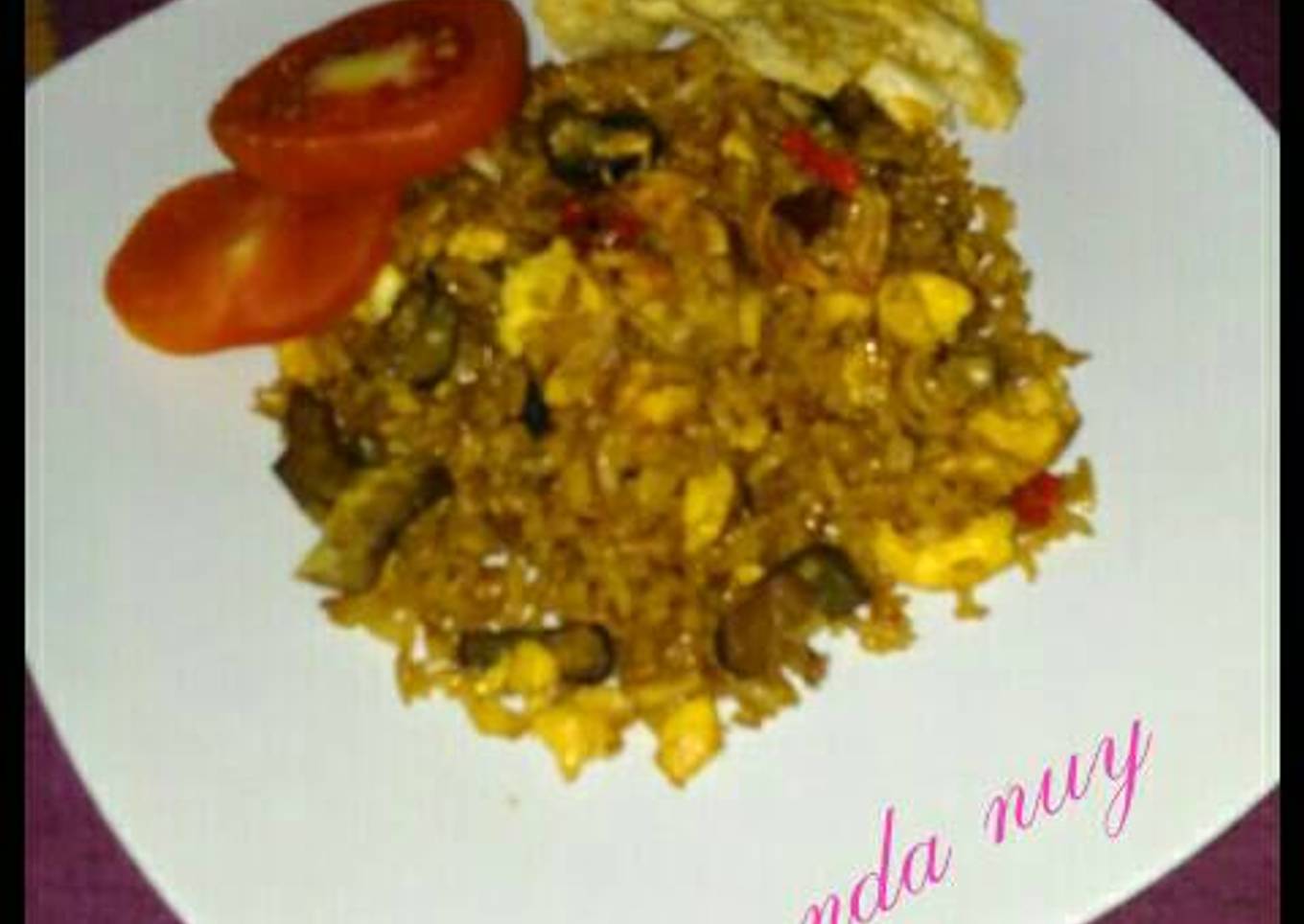 Nasi goreng kari kambing