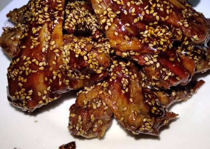 Step-by-Step Guide to Make Favorite Teriyaki baked chicken wings#4wkschallenge