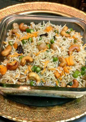 A picture of Shahi Soya /Nutrela Pulao.