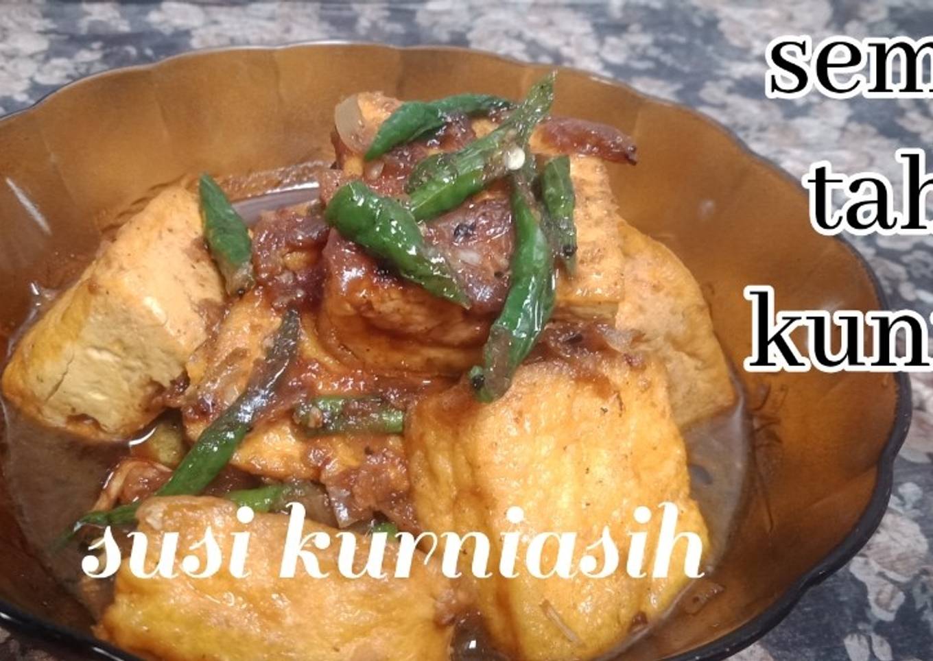 Semur tahu kuning