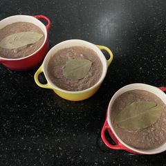 A picture of Chicken Liver Pate - Chilli and White Truffle Oil (optional).