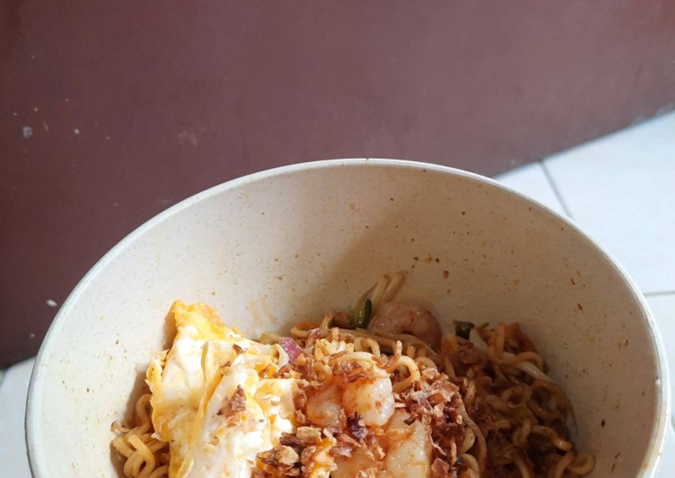 Indomie Kari Ayam (Goreng)