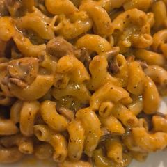 A picture of Spicy Mushroom Pasta.