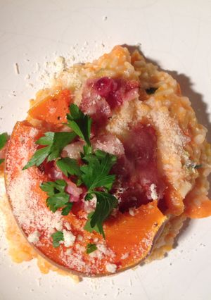 A picture of Pumpkin risotto.