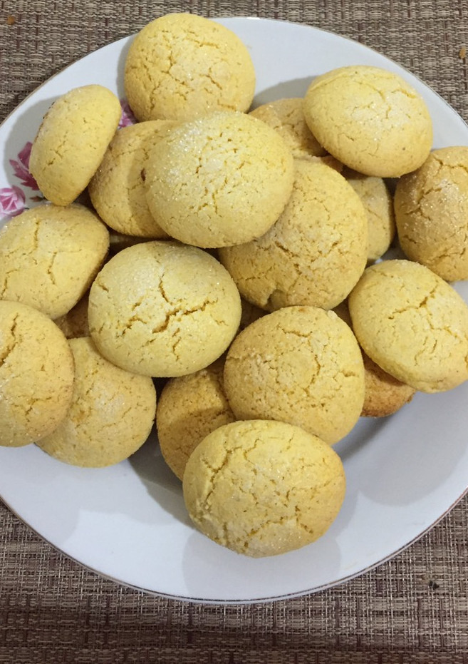 Una foto de Polvorones de polenta