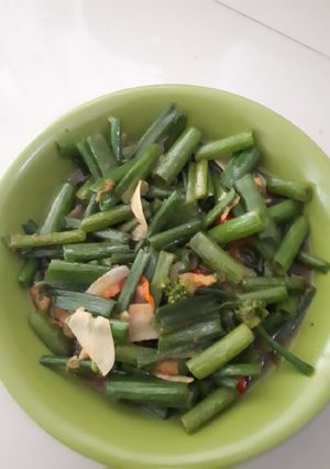 Foto resep Tumis Blalo (kembang bawang merah)