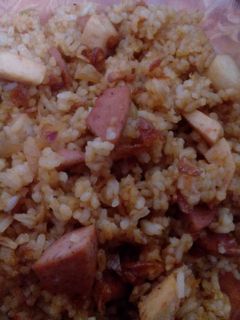 Foto resep Nasi goreng sosis bakso seafood