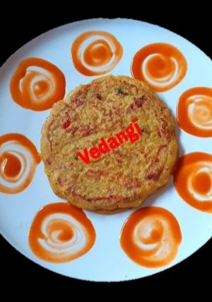 A picture of Jowar and Wheat Flour Pancakes.