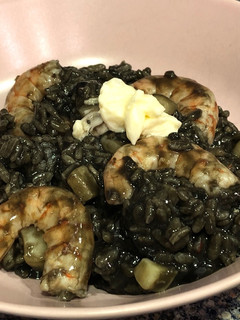 Una foto de Arroz negro
