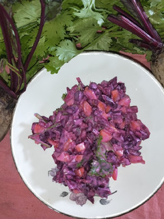 பீட்ரூட் சாலட் (Beetroot salad recipe in tamil) செய்முறை முக்கிய புகைப்படம்