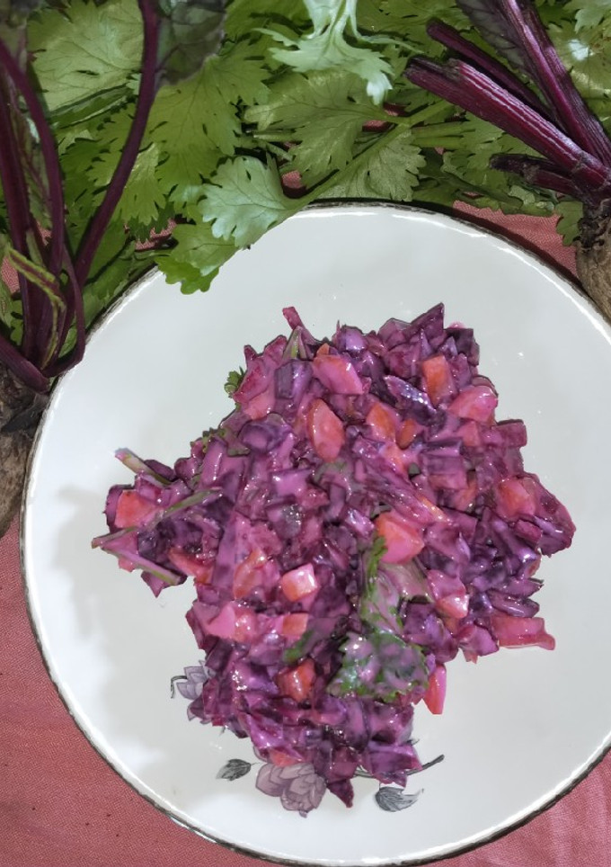 பீட்ரூட் சாலட் (Beetroot salad recipe in tamil) செய்முறை முக்கிய புகைப்படம்