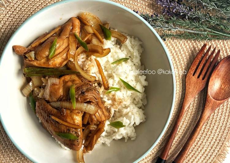 Cara Buat Ginger Blackpepper Chicken yang Sederhan