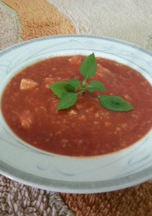 صورة لوصفة شوربة البندورة بالشوفان