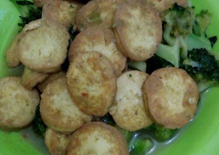 Resep Capcay brokoli tofu Lezat