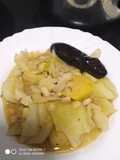 Olla de aldea con col