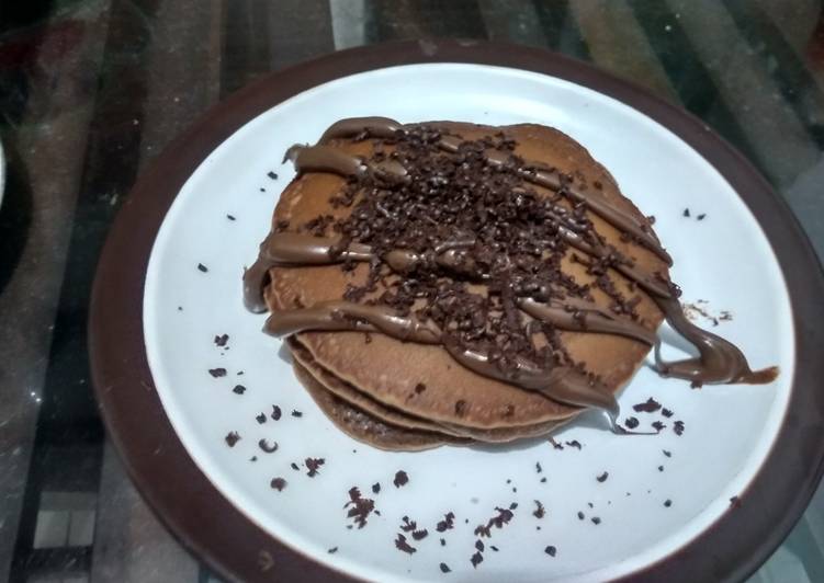 Triple Chocolate Pancake (Fluffy)